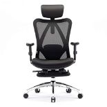 RRP £212.15 SIHOO Office Chair Ergonomic with Footrest