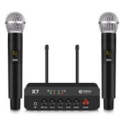 RRP £132.89 D Debra PRO X7 UHF Wireless Microphone System with
