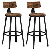 RRP £65.87 VASAGLE Bar Stools