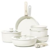 RRP £95.17 CAROTE 10PCS Non Stick Pots and Pans Set