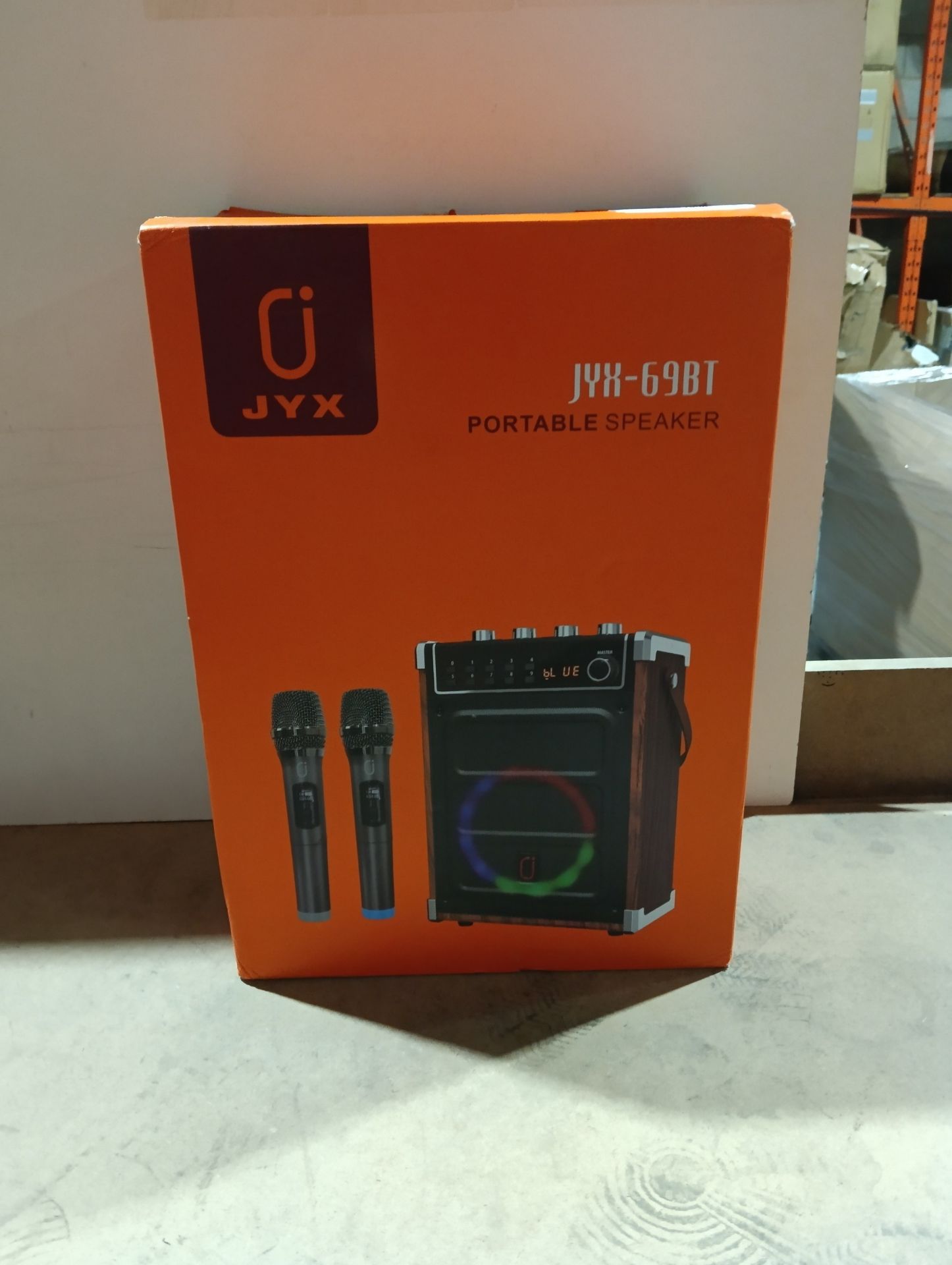 RRP £139.78 JYX Karaoke Machine with 2 UHF Wireless Microphones - Image 2 of 3