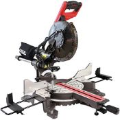 RRP £161.91 Excel 10" 255mm Compound Sliding Mitre Saw Double Bevel 2000W/240V