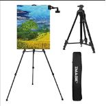 RRP £37.99 IMAGE Artist Easels Aluminum Tripod for Painting 53-168cm