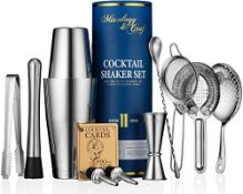 RRP £37.63 Mixology & Craft Cocktail Shaker Set