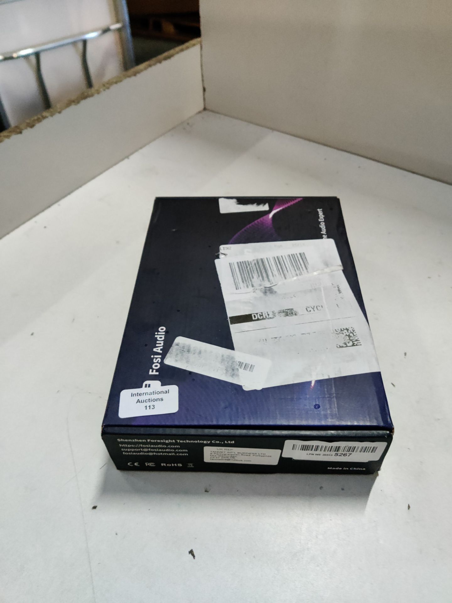 RRP £100.49 Fosi Audio BOX X3 5654W Tube Phono Preamp Turntable - Image 2 of 2