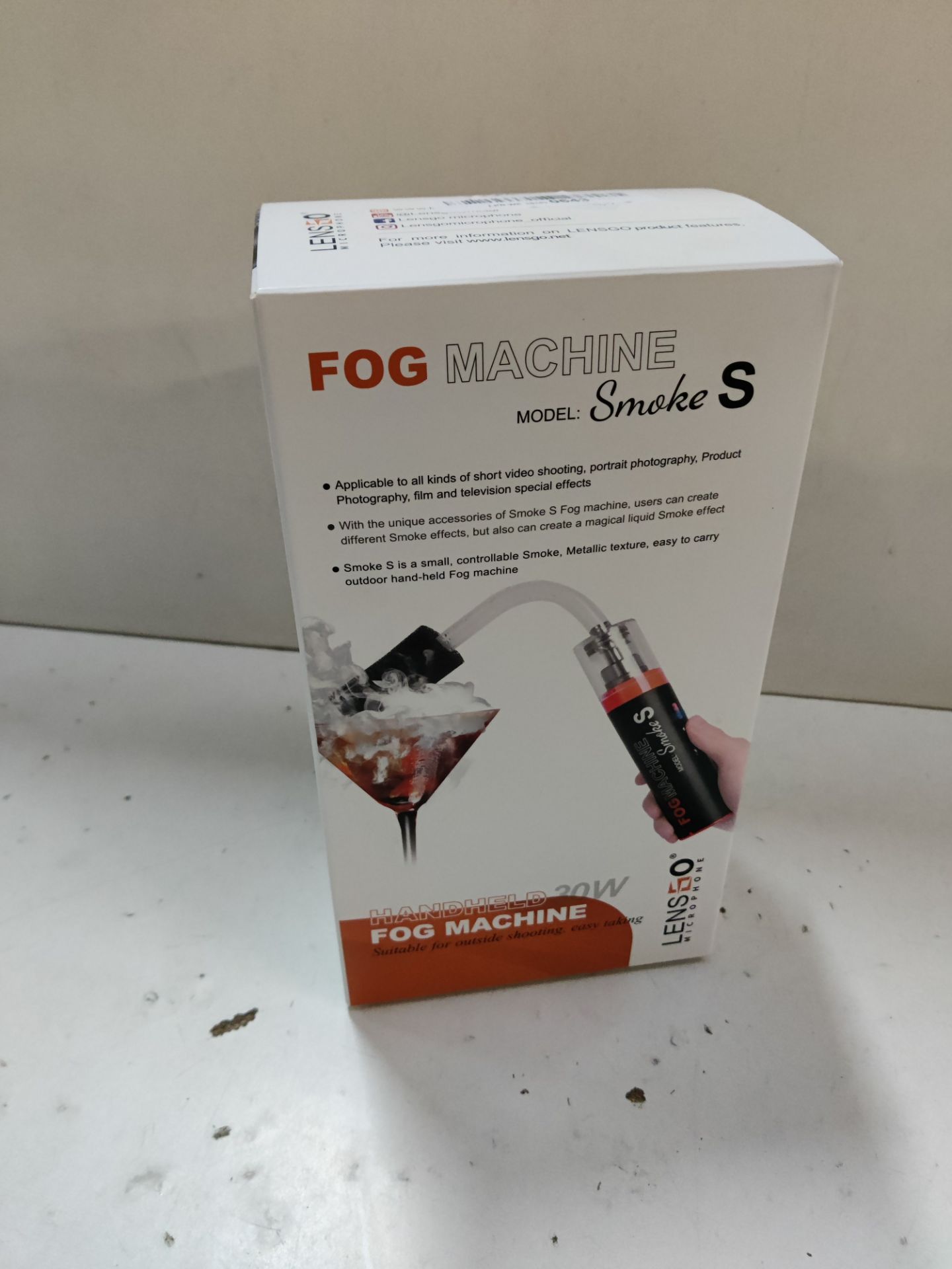 RRP £126.04 LENSGO Smoke S Hand-held Fog Machine - Image 2 of 2
