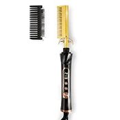 RRP £22.82 Ten-Tatent Hot Comb Hair Straightener Electric Anti-Scald Straightening Comb