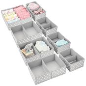 RRP £29.92 mDesign Set of 8 Children's Room Storage Boxes