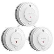 RRP £56.94 X-Sense Wireless Interlinked Smoke Alarm Detector with Sealed 10-Year Battery