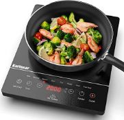 RRP £61.40 Karinear Portable Ceramic Hob for ALL Cookware