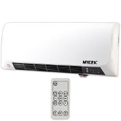 RRP £78.15 MYLEK Overdoor Air Curtain Heater Fan 2KW With Remote Control