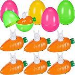 RRP £8.92 8 Pcs Carrot Pull Back Cars and 8 Pcs Plastic Easter Eggs