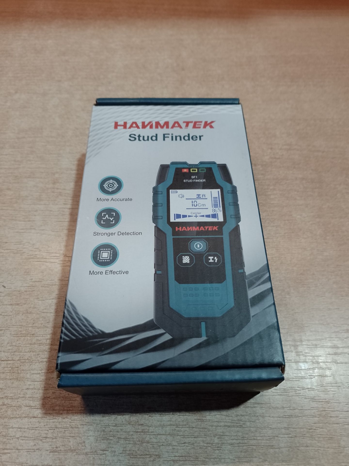 RRP £33.49 HANMATEK Stud Finder SF1 Wall Scanner 4 in 1 Electronic - Image 2 of 2