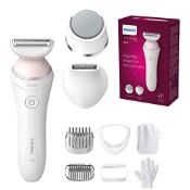 RRP £46.89 Philips 8000 Series - Radio Shaver with 8 Accessories in Set Pedicure Glove