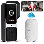 RRP £65.39 Doorbell Camera Wireless with Chime 2022 Newest