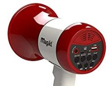 RRP £36.09 Magikl Megaphone Speaker with Siren