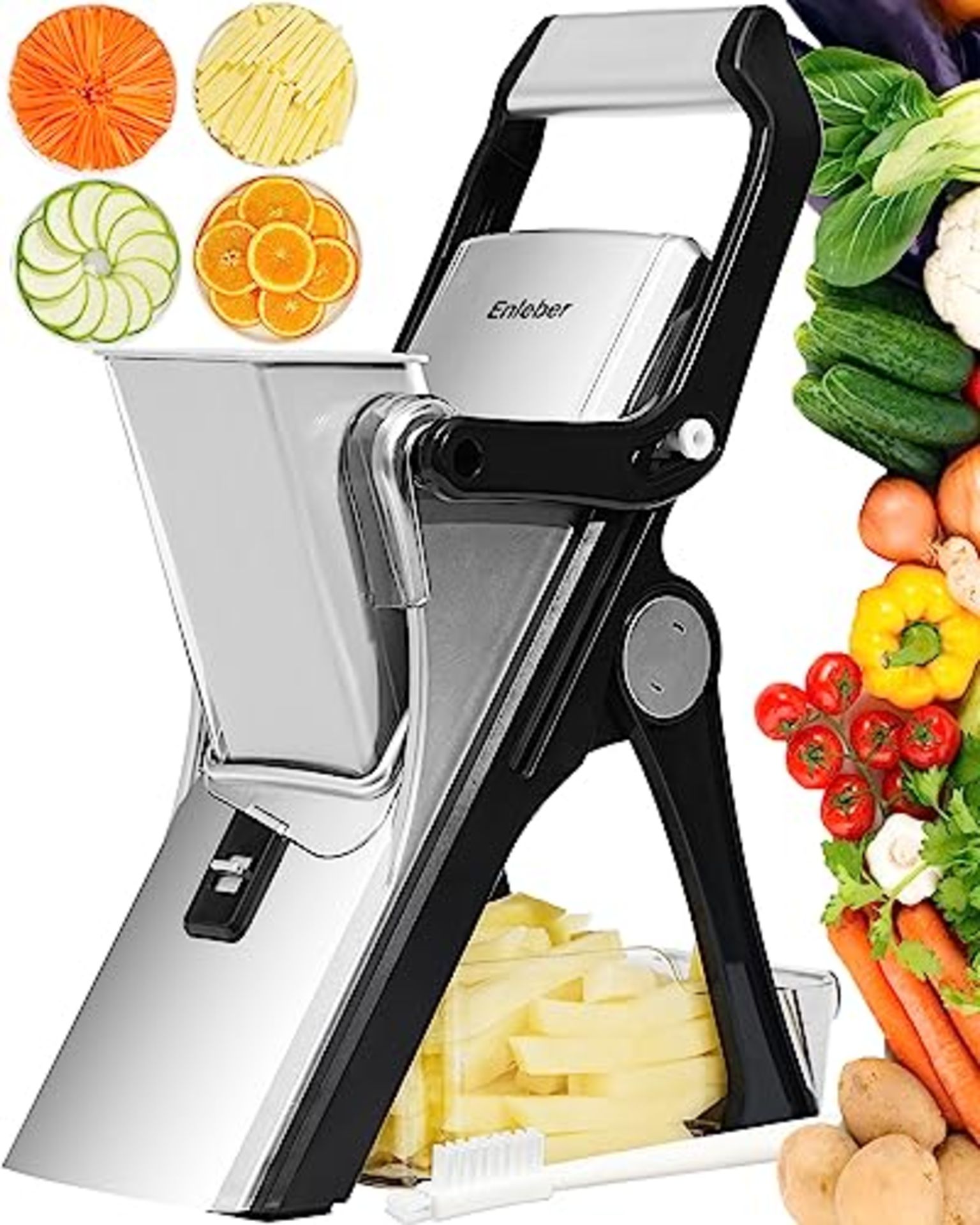 RRP £37.95 Mandoline Vegetable Slicer Mandoline Slicer Safe