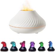 RRP £16.08 Ailgely Flame Mist Humidifier Essential Oil Diffusers