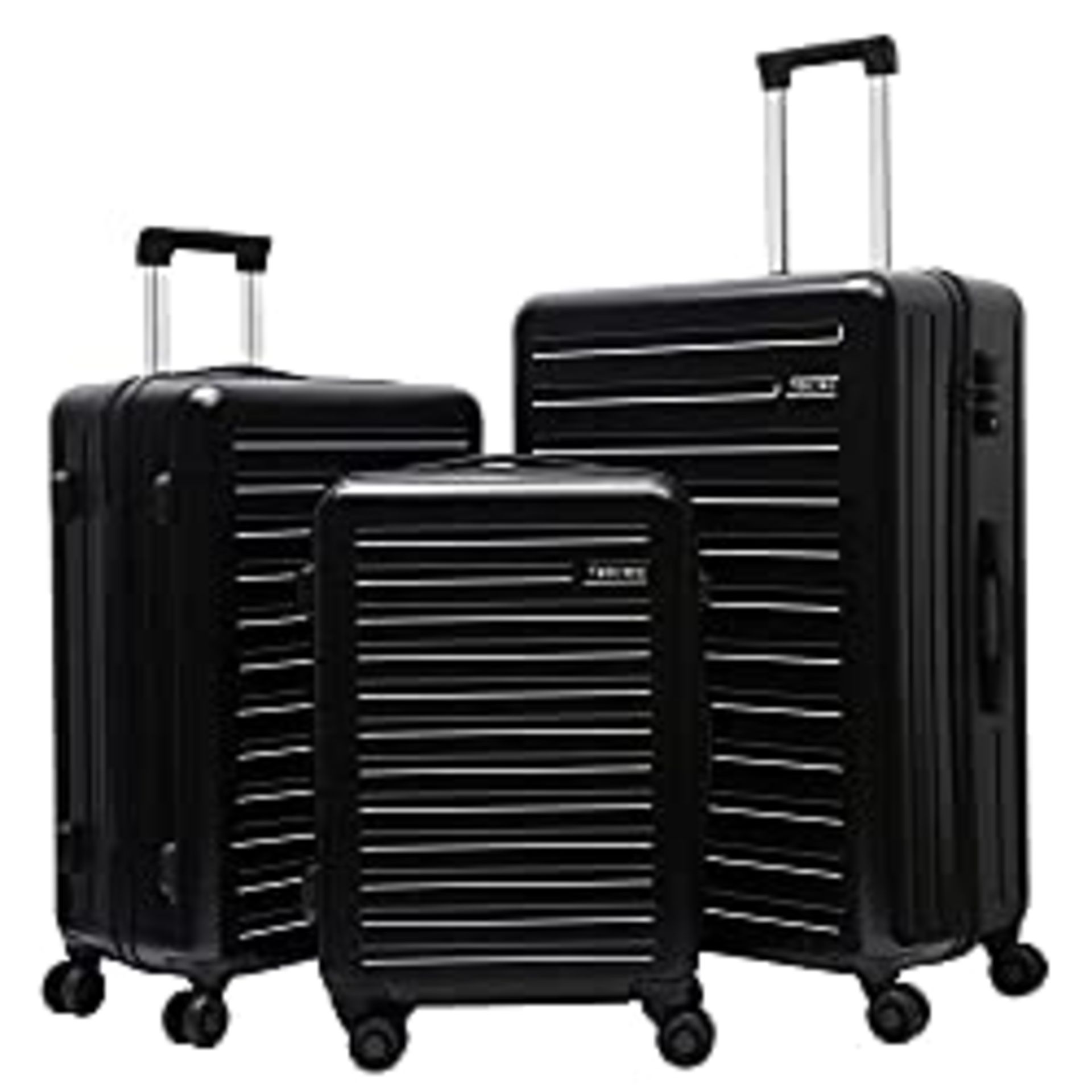 RRP £178.65 TydeCkare 3 Piece (20/24/28) Luggage Sets Without Any Front Laptop Pocket