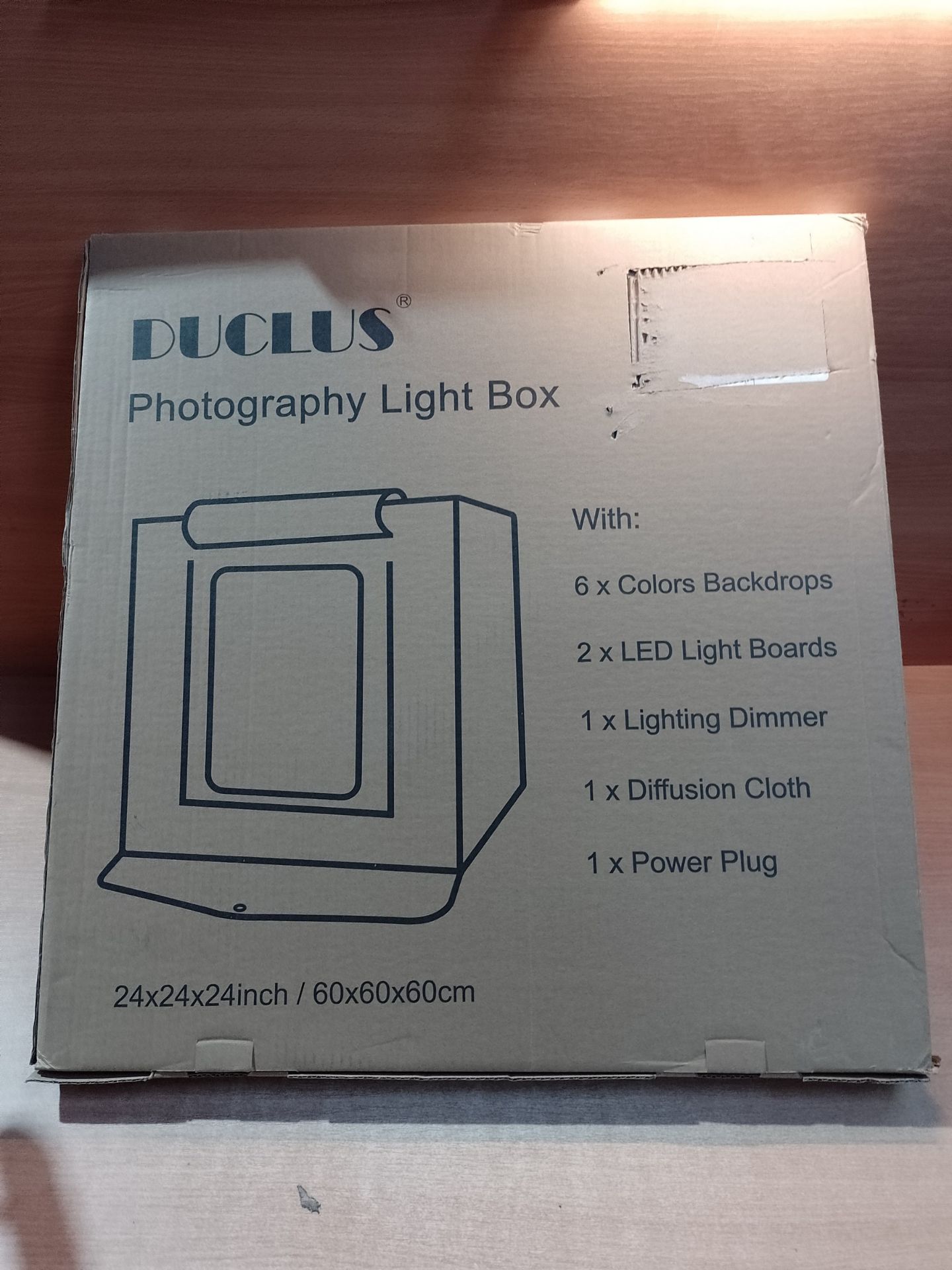 RRP £111.65 DUCLUS Light Box Photography 60 cm - Image 2 of 2