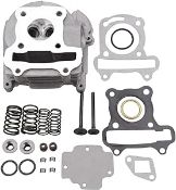 RRP £51.88 WOOSTAR 39mm Cylinder Head 64mm Valves Kit with Gaskets