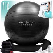 RRP £39.07 Yoga Ball Chair - Exercise Ball & Stability Ring. For Pregnancy