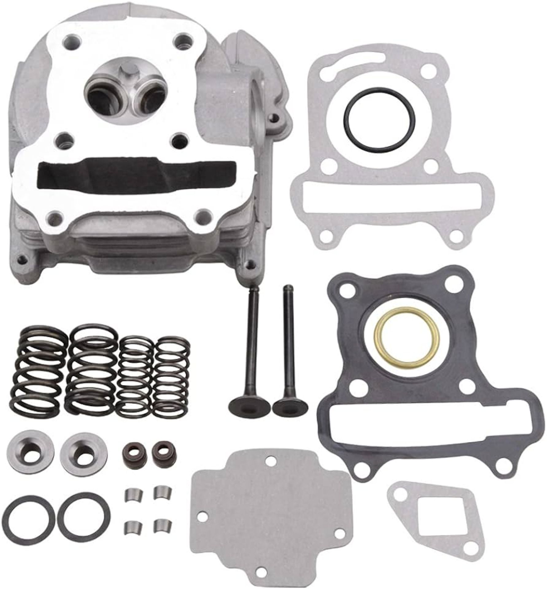RRP £51.88 WOOSTAR 39mm Cylinder Head 64mm Valves Kit with Gaskets