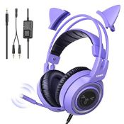 RRP £40.19 SOMIC G951S Purple Gaming Headset for PS4 PS5