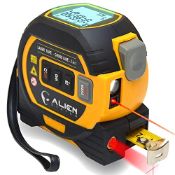 RRP £39.09 WINTAPE Laser Tape Measure 3-in-1 with Large LCD Display