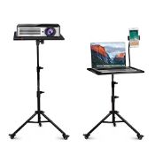 RRP £51.34 LUXBURG Laptop Projector Floor Stand with Mouse Pallet & Phone Holder