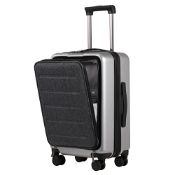 RRP £82.29 GinzaTravel Carry on Suitcase Small Size with Front