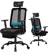 RRP £120.49 COMHOMA Ergonomic Office Chair with Footrest