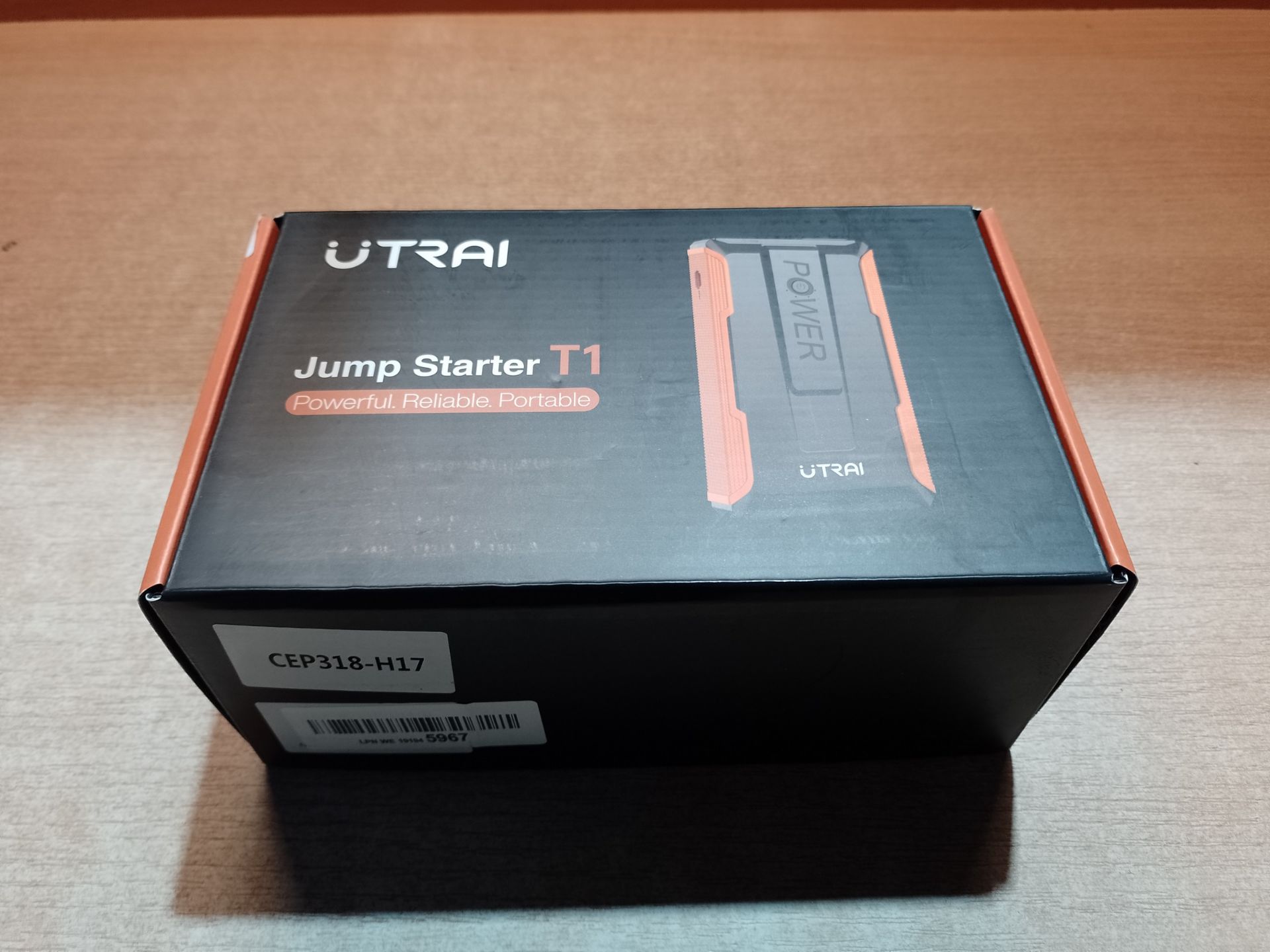 RRP £48.00 UTRAI Portable Car Battery Booster Jump Starter 13200mAh - Image 2 of 2