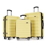 RRP £119.47 GinzaTravel Lightweight Luggage Set Hard Shell Small