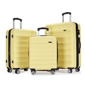 RRP £119.47 GinzaTravel Lightweight Luggage Set Hard Shell Small