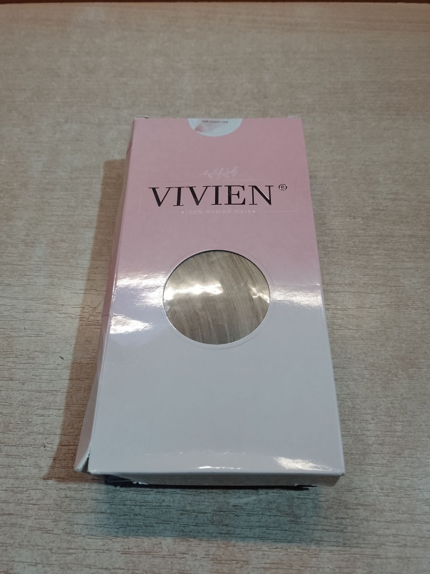 RRP £110.09 Vivien Clip in Real Human Hair Extensions Blonde 18inch - Image 2 of 2