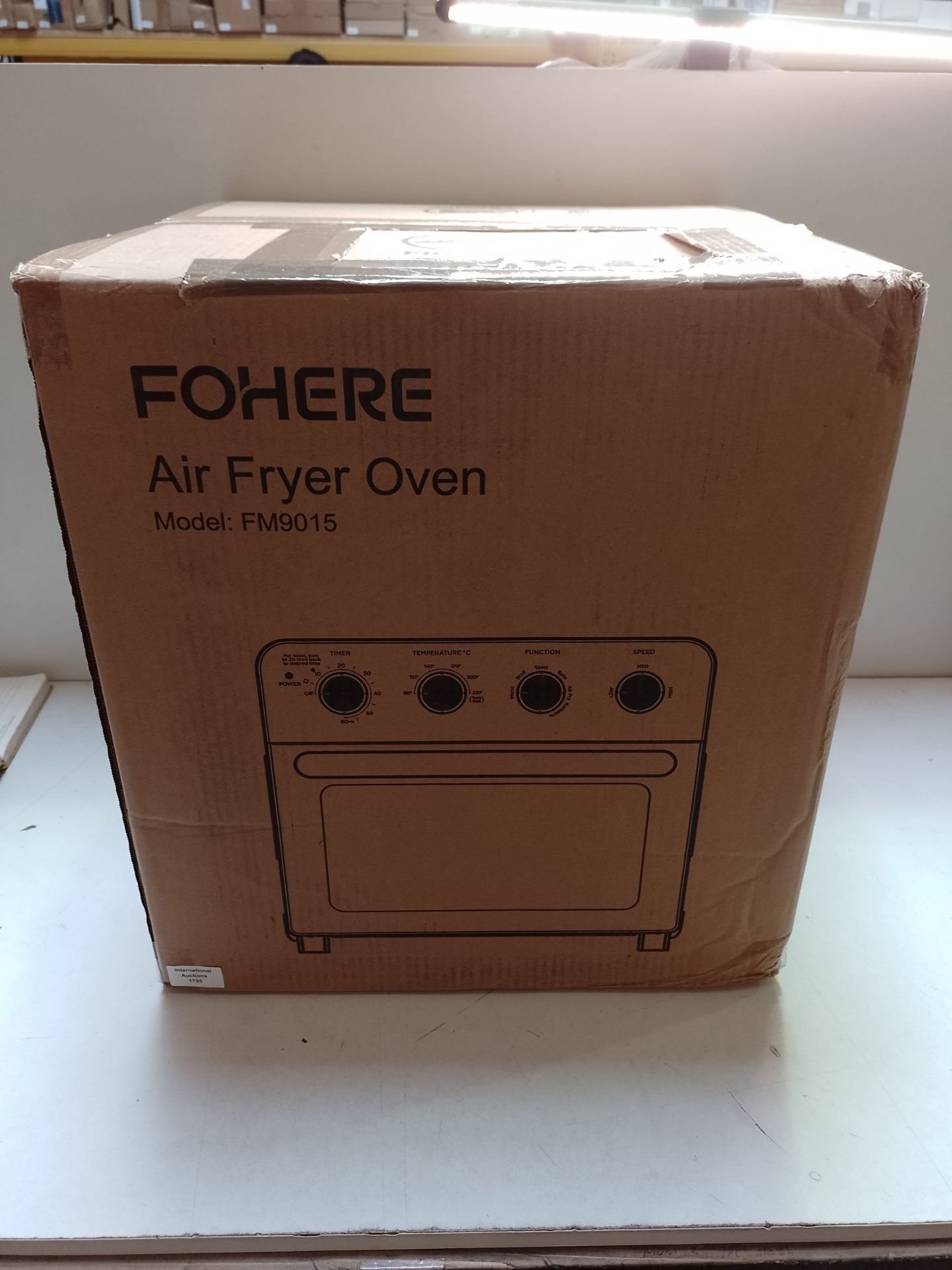 RRP £167.49 FOHERE Air Fryer Oven with Rotisserie 23L Mini Oven - Image 2 of 2