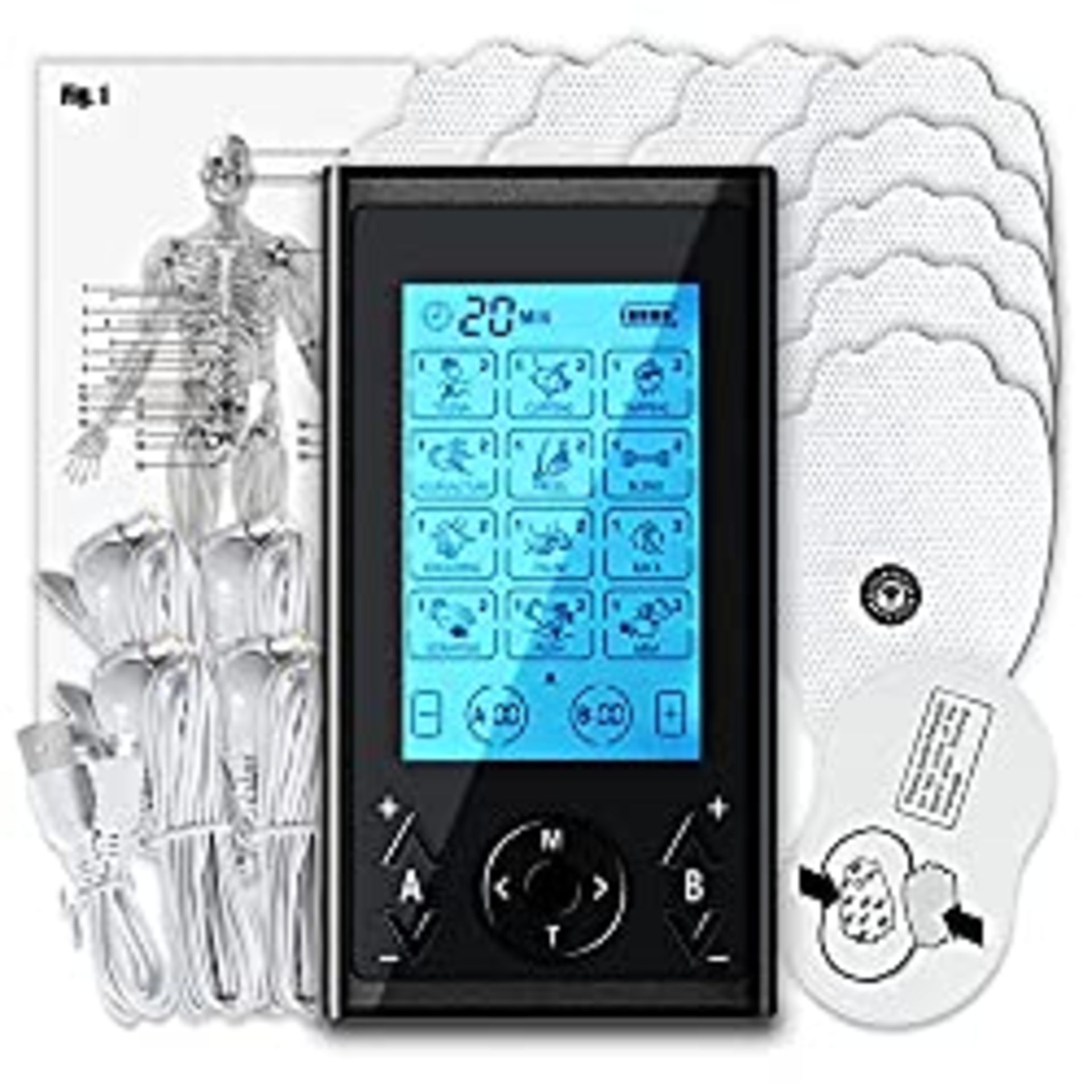 RRP £40.19 Easy@Home TENS Machine for Pain Relief