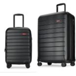 RRP £72.57 GinzaTravel Medium Suitcase Hard Shell Luggage with Wheels and Combination Lock