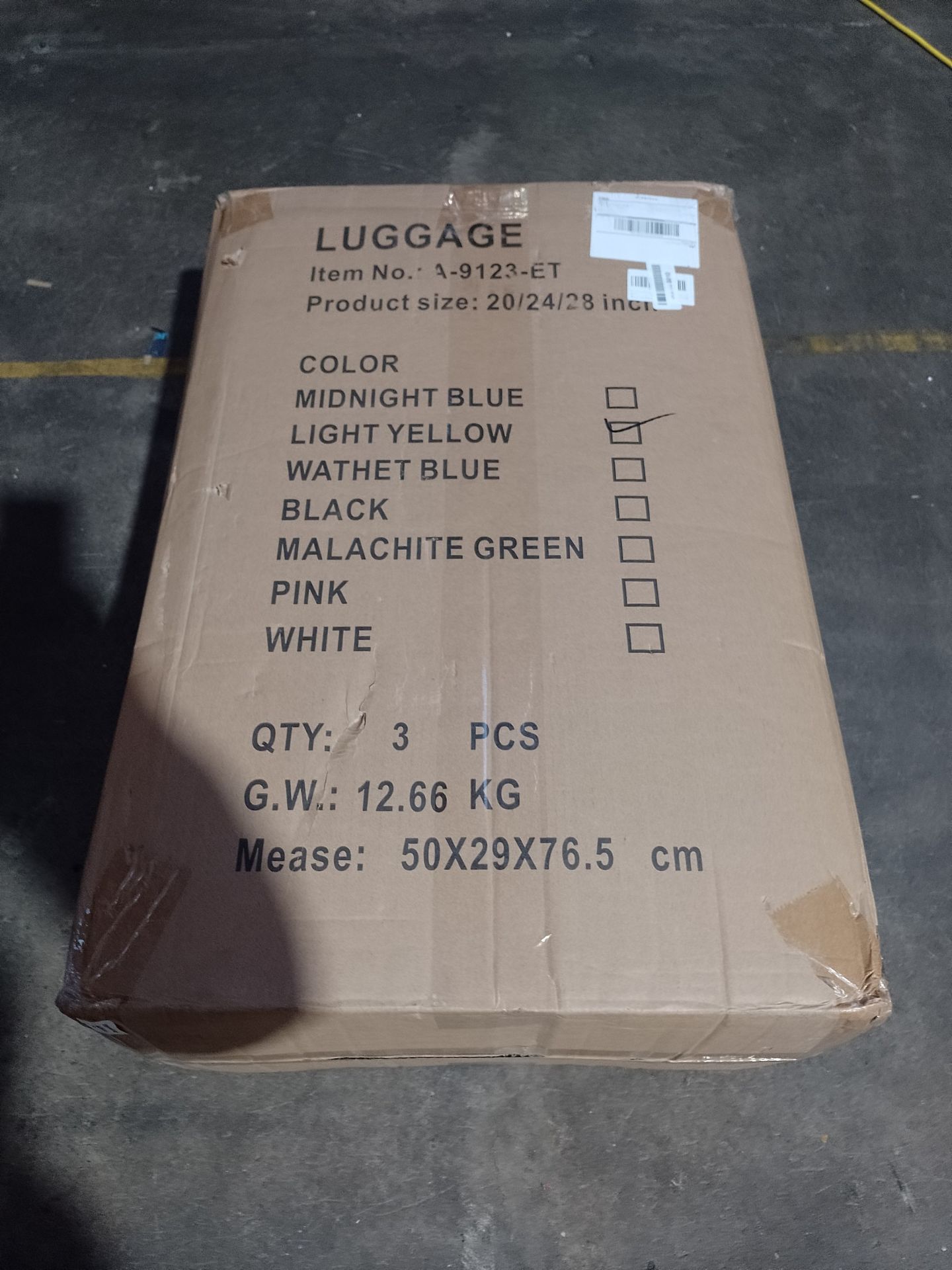 RRP £119.47 GinzaTravel Lightweight Luggage Set Hard Shell Small - Image 2 of 2