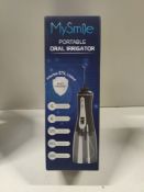 RRP £57.53 MySmile Powerful Cordless 350ML Water Flosser Portable