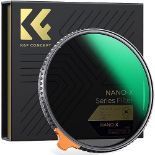 RRP £136.99 K&F Concept 82mm 1/4 Black-Mist & Variable ND2-32 Filters