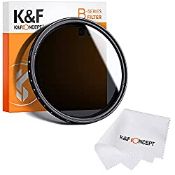 RRP £25.10 K&F Concept 58mm Variable ND2- ND400 Filter Neutral