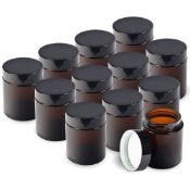 RRP £23.91 volila Amber Glass Jars