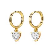 RRP £13.69 925 Silver Small Gold Hoop Earring for Women