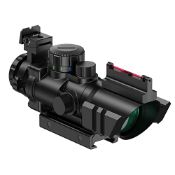 RRP £57.84 Feyachi R122 Rifle Scope 4x32 Red-Green-Blue Illuminated