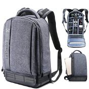 RRP £59.35 K&F Concept Lightweight DSLR Camera Backpack Water