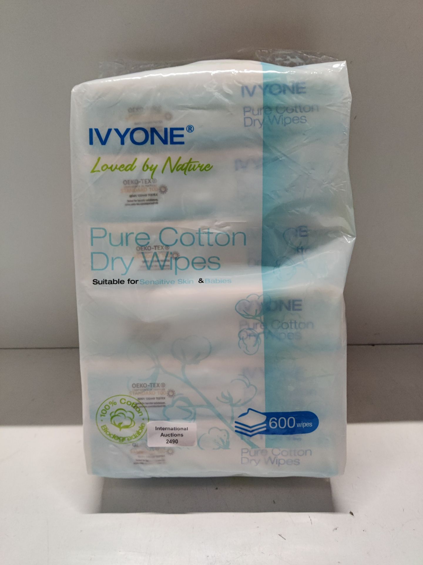 RRP £34.00 Ivyone Pure Cotton Dry Wipes - Image 2 of 2