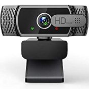 RRP £23.26 Webcam for PC with Microphone