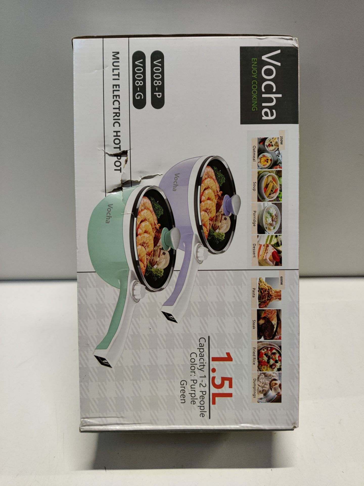 RRP £39.96 Vocha Electric Hot Pot - Image 2 of 2